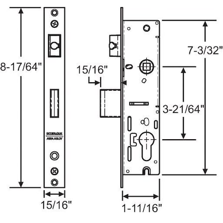 Strybuc Optimum Single Point Lock 56-169